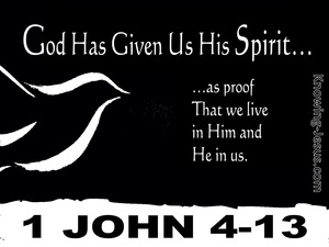 1 John 4:13